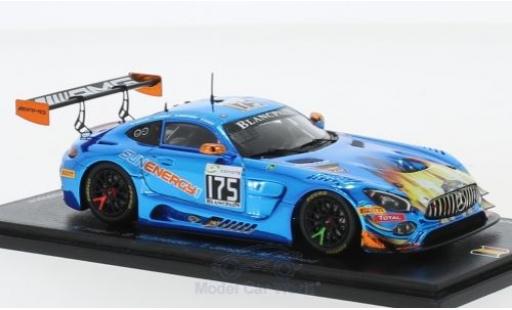 Mercedes AMG GT 1/43 Spark 3 No.175 Sun Energy 1 Team HTP Motorsport 24h Spa 2018 K.Habul/B.Schneider/T.Jäger/M.Konrad coche miniatura
