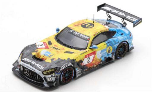 Coche miniatura Mercedes AMG GT 1/43 Spark 3 No.2 AMG Team HRT 24h Nürburgring 2020 H.Haupt/Y.Buurman/N.Bastian/P.Ellis Mercedes AMG GT 1/43 Spark 3 No.2 AMG Team HRT 24h Nürburgring 2020 H.Haupt/Y.Buurman/N.Bastian/P.Ellis coche miniatura