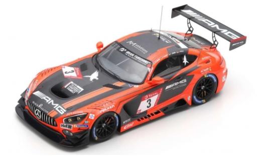 Coche miniatura Mercedes AMG GT 1/18 Spark 3 No.3 -AMG Team Black Falcon 24h Nürburgring 2019 M.Buhk/H.Haupt/T.Jäger/L.Stolz Mercedes AMG GT 1/18 Spark 3 No.3 -AMG Team Black Falcon 24h Nürburgring 2019 M.Buhk/H.Haupt/T.Jäger/L.Stolz coche miniatura