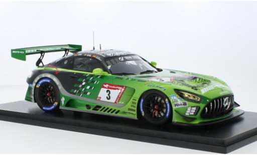 Coche miniatura Mercedes AMG GT 1/18 Spark 3 No.3 AMG Team GetSpeed 24h Nürburgring 2023 1:18 Mercedes AMG GT 1/18 Spark 3 No.3 AMG Team GetSpeed 24h Nürburgring 2023 1:18 coche miniatura