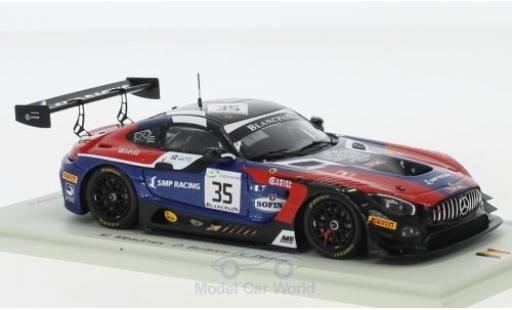 Mercedes AMG GT 1/43 Spark 3 No.35 SMP Racing by AKKA ASP 24h Spa 2018 M.Meadows/D.Bulatov/V.Petrov coche miniatura