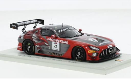 Mercedes AMG GT 1/43 Spark 3 No.4 CrowdStrike Racing by Riley 24h Spa 2023 1:43 coche miniatura