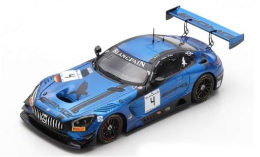 Coche miniatura Mercedes AMG GT 1/43 Spark 3 No.4 -AMG Team Black Falcon Blancpain GT Series Endurance Cup 2018 Y.Buurman/M.Engel/L.Stolz Mercedes AMG GT 1/43 Spark 3 No.4 -AMG Team Black Falcon Blancpain GT Series Endurance Cup 2018 Y.Buurman/M.Engel/L.Stolz coche miniatura
