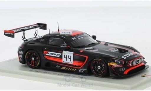 Mercedes AMG GT 1/43 Spark 3 No.44 Strakka Racing 24h Spa 2018 R.Barrico/C.Vietoris/F.Fraga coche miniatura