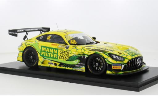 Coche miniatura Mercedes AMG GT 1/18 Spark 3 No.48 -AMG Team Landgraf Fia GT World Cup Macau 2023 1:18 Mercedes AMG GT 1/18 Spark 3 No.48 -AMG Team Landgraf Fia GT World Cup Macau 2023 1:18 coche miniatura