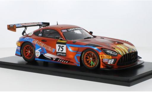 Mercedes AMG GT 1/18 Spark 3 No.75 SunEnergy 1 Racing 12h Bathurst 2022 1:18 coche miniatura