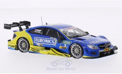 Mercedes Classe C DTM 1/43 Spark C63 AMG DTM No.2 Euronics DTM G.Paffett coche miniatura