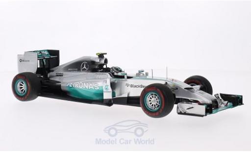 Mercedes F1 1/18 Spark W05 Hybrid No.6 AMG Formel 1 Team Petronas Formel 1 GP Monaco 2014 N.Rosberg coche miniatura