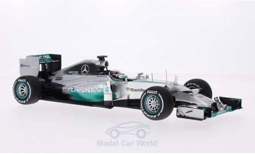 Mercedes F1 1/18 Spark W05 No.44 Petronas Formel 1 GP Großbritannien 2014 inklusive Figur L.Hamilton ohne Vitrine coche miniatura