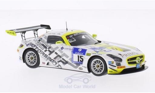 Mercedes SLS 1/43 Spark AMG GT3 No.15 HTP Motorsport GmbH 24h Nürburgring 2014 H.Primat/M.Götz/K.Heyer/R.Rehfeld coche miniatura