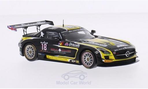 Mercedes SLS 1/43 Spark AMG GT3 No.18 Black Falcon Racing 24h Spa 2015 O.Morley/S.Johnston/M.Engel/B.Schneider coche miniatura