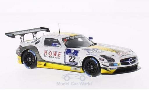 Mercedes SLS 1/43 Spark AMG GT3 No.22 Rowe Racing 24h Nürburgring 2014 M.Zehe/C.Hohenadel/N.Bastian/M.Engel coche miniatura