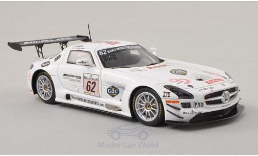 Coche miniatura Mercedes SLS 1/43 Spark AMG GT3 No.62 AMG Customer Sports 24h Spa 2013 O.Webb/K.Wendlinger/A.Brundle Mercedes SLS 1/43 Spark AMG GT3 No.62 AMG Customer Sports 24h Spa 2013 O.Webb/K.Wendlinger/A.Brundle coche miniatura