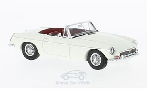 Coche miniatura MG B 1/43 Spark Convertible blanco RHD 1966 MG B 1/43 Spark Convertible blanco RHD 1966 coche miniatura