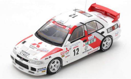 Coche miniatura Mitsubishi Lancer 1/43 Spark Evolution III No.12 Rallye WM Tour de Corse 1995 A.Aghini/S.Farnocchia Mitsubishi Lancer 1/43 Spark Evolution III No.12 Rallye WM Tour de Corse 1995 A.Aghini/S.Farnocchia coche miniatura