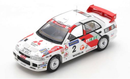 Coche miniatura Mitsubishi Lancer 1/43 Spark Evolution III No.2 Rallye Hong Kong - Peking 1996 C.Gilbert/A.Vatanen/C.Gilbert Mitsubishi Lancer 1/43 Spark Evolution III No.2 Rallye Hong Kong - Peking 1996 C.Gilbert/A.Vatanen/C.Gilbert coche miniatura