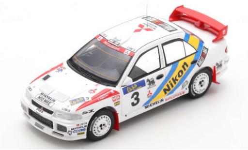 Coche miniatura Mitsubishi Lancer 1/43 Spark Evolution III No.3 Marlboro Rallye Hong Kong - Peking 1995 mit Decals A.Vatanen/F.Pons Mitsubishi Lancer 1/43 Spark Evolution III No.3 Marlboro Rallye Hong Kong - Peking 1995 mit Decals A.Vatanen/F.Pons coche miniatura