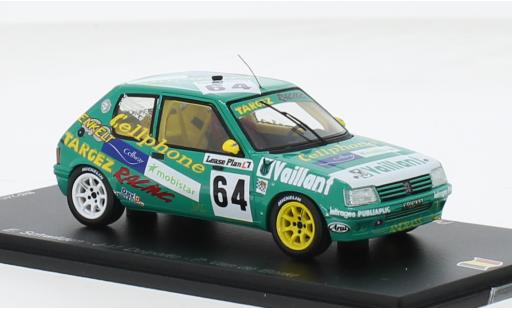 Coche miniatura Peugeot 205 1/43 Spark GTI No.64 Ecurie Bruxelloise 24h Spa 1997 1:43 Peugeot 205 1/43 Spark GTI No.64 Ecurie Bruxelloise 24h Spa 1997 1:43 coche miniatura