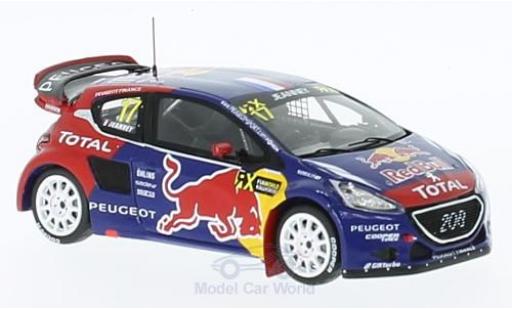 Coche miniatura Peugeot 208 1/43 Spark WRX No.17 Team -Hansen Red Bull Rallye-Cross WM Deutschland 2015 D.Jeanney Peugeot 208 1/43 Spark WRX No.17 Team -Hansen Red Bull Rallye-Cross WM Deutschland 2015 D.Jeanney coche miniatura
