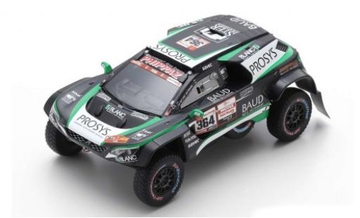 Peugeot 3008 1/43 Spark DKR Maxi No.364 Easy Rally Rallye Dakar 2019 P.Lafay/S.Delaunay coche miniatura
