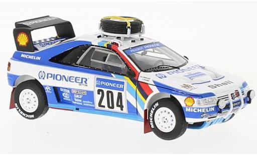 Coche miniatura Peugeot 405 1/43 Spark T16 Grand Raid No.204 Pioneer Rallye Dakar Paris 1988 A.Vatanen/B.Berglund Peugeot 405 1/43 Spark T16 Grand Raid No.204 Pioneer Rallye Dakar Paris 1988 A.Vatanen/B.Berglund coche miniatura