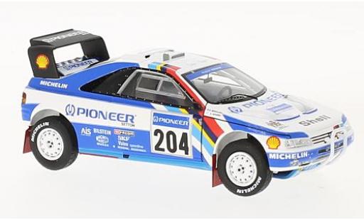 Coche miniatura Peugeot 405 1/43 Spark T16 Grand Raid No.204 Pioneer Rallye Dakar Paris 1989 A.Vatanen/B.Berglund Peugeot 405 1/43 Spark T16 Grand Raid No.204 Pioneer Rallye Dakar Paris 1989 A.Vatanen/B.Berglund coche miniatura