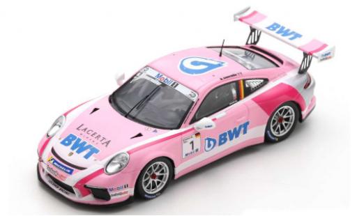 Porsche 991 GT3 Cup 1/43 Spark 911 () GT3 Cup No.1 BWT Supercup 2018 M.Ammermüller coche miniatura