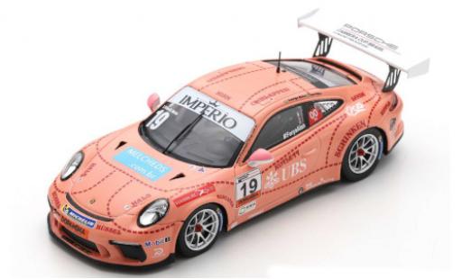 Porsche 991 GT3 Cup 1/43 Spark 911 () GT3 Cup No.19 Carrera Cup Brasilien 2018 T.Filho/R.Mello coche miniatura