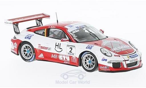 Coche miniatura Porsche 991 GT3 Cup 1/43 Spark 911 () GT3 Cup No.2 Supercup 2016 S.Müller Porsche 991 GT3 Cup 1/43 Spark 911 () GT3 Cup No.2 Supercup 2016 S.Müller coche miniatura