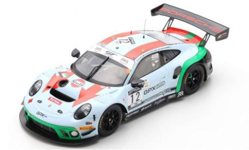 Coche miniatura Porsche 992 GT3 R 1/18 Spark 911 (991) GT3 R No.12 GPX Racing Gulf 24h Spa 2020 M.Campbell/P.Pilet/M.Jaminet Porsche 992 GT3 R 1/18 Spark 911 (991) GT3 R No.12 GPX Racing Gulf 24h Spa 2020 M.Campbell/P.Pilet/M.Jaminet coche miniatura
