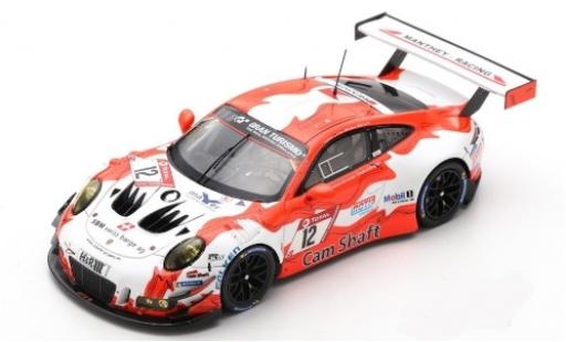 Coche miniatura Porsche 992 GT3 R 1/43 Spark 911 (991) GT3 R No.12 Manthey-Racing 24h Nürburgring 2019 O.Klohs/L.Kern/D.Olsen/M.Cairoli Porsche 992 GT3 R 1/43 Spark 911 (991) GT3 R No.12 Manthey-Racing 24h Nürburgring 2019 O.Klohs/L.Kern/D.Olsen/M.Cairoli coche miniatura