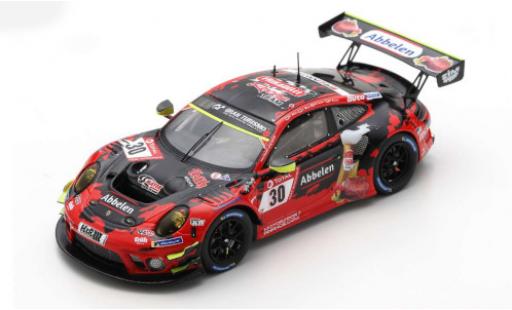 Coche miniatura Porsche 992 GT3 R 1/43 Spark 911 (991) GT3 R No.30 Frikadelli Racing Team 24h Nürburgring 2020 K.Abbelen/N.Siedler/A.Müller/R.Renauer Porsche 992 GT3 R 1/43 Spark 911 (991) GT3 R No.30 Frikadelli Racing Team 24h Nürburgring 2020 K.Abbelen/N.Siedler/A.Müller/R.Renauer coche miniatura