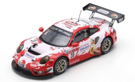 Coche miniatura Porsche 992 GT3 R 1/43 Spark 911 (991) GT3 R No.31 Frikadelli Racing Team 24h Nürburgring 2019 R.Dumas/M.Campbell/S.Müller/M.Jaminet Porsche 992 GT3 R 1/43 Spark 911 (991) GT3 R No.31 Frikadelli Racing Team 24h Nürburgring 2019 R.Dumas/M.Campbell/S.Müller/M.Jaminet coche miniatura