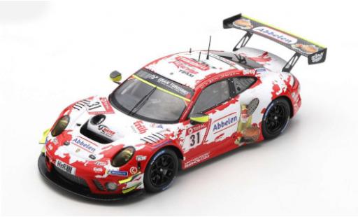 Coche miniatura Porsche 992 GT3 R 1/43 Spark 911 (991) GT3 R No.31 Frikadelli Racing Team 24h Nürburgring 2020 L.Kern/M.Jaminet/M.Martin/L.D.Arnold Porsche 992 GT3 R 1/43 Spark 911 (991) GT3 R No.31 Frikadelli Racing Team 24h Nürburgring 2020 L.Kern/M.Jaminet/M.Martin/L.D.Arnold coche miniatura