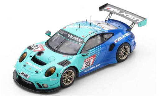 Coche miniatura Porsche 992 GT3 R 1/43 Spark 911 (991) GT3 R No.33 Falken Motorsports Falken 24h Nürburgring 2020 K.Bachler/S.Müller/C.Engelhart/D.Werner Porsche 992 GT3 R 1/43 Spark 911 (991) GT3 R No.33 Falken Motorsports Falken 24h Nürburgring 2020 K.Bachler/S.Müller/C.Engelhart/D.Werner coche miniatura