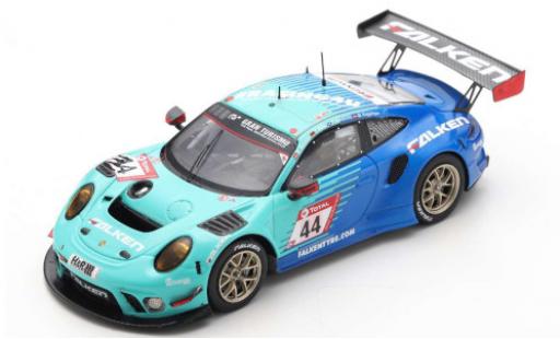 Coche miniatura Porsche 992 GT3 R 1/43 Spark 911 (991) GT3 R No.44 Falken Motorsports Falken 24h Nürburgring 2020 K.Bachler/S.Müller/P.Dumbreck/M.Ragginger Porsche 992 GT3 R 1/43 Spark 911 (991) GT3 R No.44 Falken Motorsports Falken 24h Nürburgring 2020 K.Bachler/S.Müller/P.Dumbreck/M.Ragginger coche miniatura