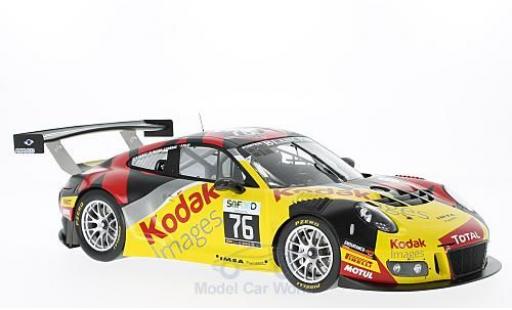 Porsche 991 GT3 R 1/18 Spark 911 () GT3 R No.76 IMSA Performance Kodak 24h Spa 2016 P.Pilet/M.Jousse/R.Narac/T.Cornac coche miniatura