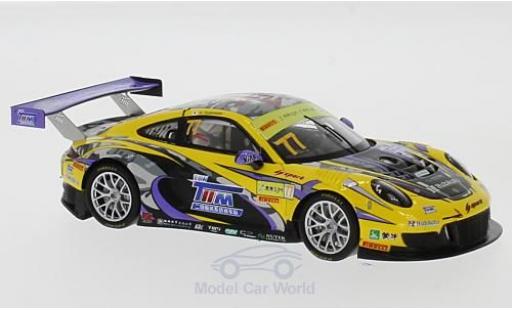 Coche miniatura Porsche 991 GT3 R 1/43 Spark 911 () GT3 R No.77 HubAuto Racing Fia GT World Cup Macau 2017 H.Yoshimoto Porsche 991 GT3 R 1/43 Spark 911 () GT3 R No.77 HubAuto Racing Fia GT World Cup Macau 2017 H.Yoshimoto coche miniatura