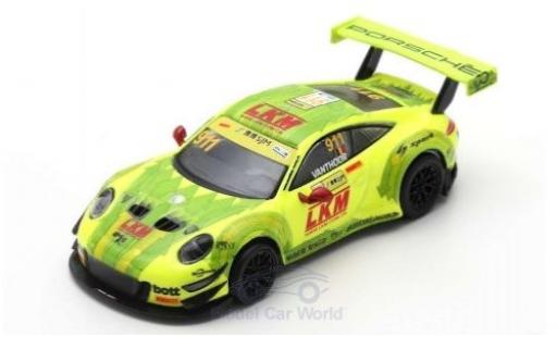 Porsche 991 GT3 R 1/18 Spark 911 () GT3 R No.911 Manthey Racing Fia GT World Cup Macau 2018 L.Vanthoor coche miniatura