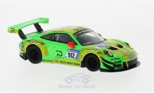 Porsche 991 GT3 R 1/18 Spark 911 () GT3 R No.912 Manthey Racing 24h Nürburgring 2018 R.Lietz/P.Pilet/F.Makowiecki/N.Tandy coche miniatura