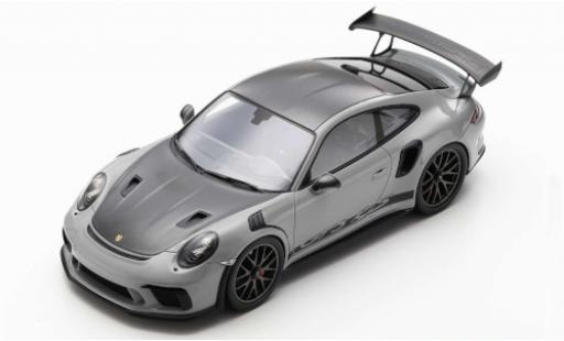 Coche miniatura Porsche 991 GT3 RS 1/12 Spark 911 () GT3 RS Weissach Package gris/matt-negro 2018 Porsche 991 GT3 RS 1/12 Spark 911 () GT3 RS Weissach Package gris/matt-negro 2018 coche miniatura