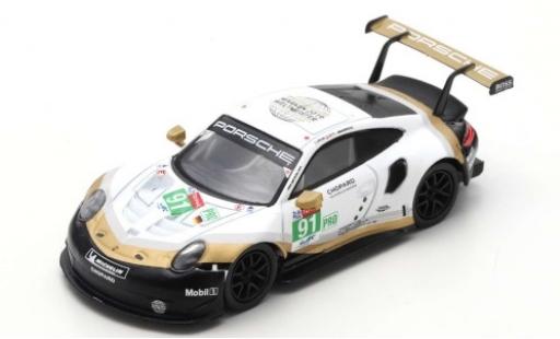 Coche miniatura Porsche 992 RSR 1/18 Spark 911 (991) RSR No.91 GT Team 24h Le Mans 2019 R.Lietz/G.Bruni/F.Makowiecki Porsche 992 RSR 1/18 Spark 911 (991) RSR No.91 GT Team 24h Le Mans 2019 R.Lietz/G.Bruni/F.Makowiecki coche miniatura