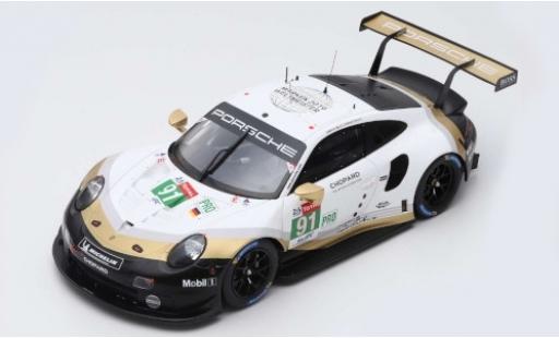 Coche miniatura Porsche 992 RSR 1/87 Spark 911 (991) RSR No.91 GT Team LMGTE Pro 24h Le Mans 2019 R.Lietz/G.Bruni/F.Makowiecki Porsche 992 RSR 1/87 Spark 911 (991) RSR No.91 GT Team LMGTE Pro 24h Le Mans 2019 R.Lietz/G.Bruni/F.Makowiecki coche miniatura