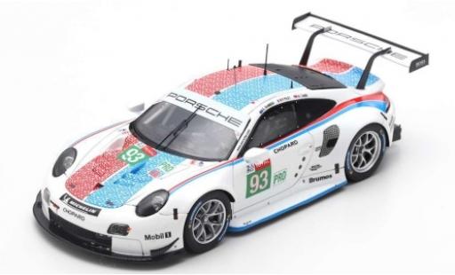 Coche miniatura Porsche 992 RSR 1/18 Spark 911 (991) RSR No.93 GT Team 24h Le Mans 2019 P.Pilet/E.Bamber/N.Tandy Porsche 992 RSR 1/18 Spark 911 (991) RSR No.93 GT Team 24h Le Mans 2019 P.Pilet/E.Bamber/N.Tandy coche miniatura