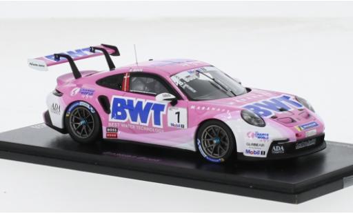 Coche miniatura Porsche 992 GT3 1/43 Spark 911  Cup No.1 Supercup 2023 1:43 Porsche 992 GT3 1/43 Spark 911  Cup No.1 Supercup 2023 1:43 coche miniatura