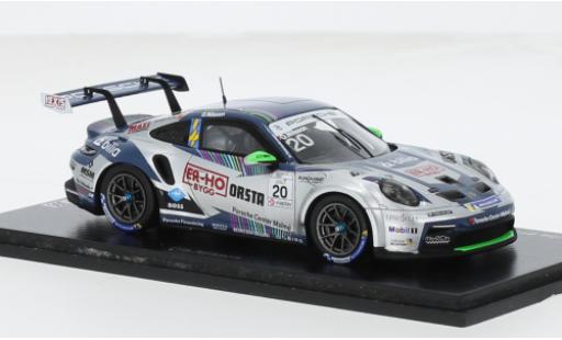 Coche miniatura Porsche 992 GT3 1/43 Spark 911  Cup No.20 Carrera Cup Scandinavia 2023 1:43 Porsche 992 GT3 1/43 Spark 911  Cup No.20 Carrera Cup Scandinavia 2023 1:43 coche miniatura