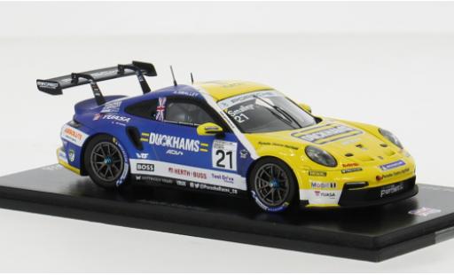 Coche miniatura Porsche 992 GT3 1/43 Spark 911  Cup No.21 Carrera Cup Great Britain 2023 1:43 Porsche 992 GT3 1/43 Spark 911  Cup No.21 Carrera Cup Great Britain 2023 1:43 coche miniatura