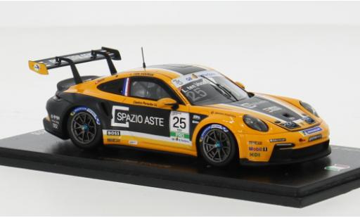 Coche miniatura Porsche 992 GT3 1/43 Spark 911  Cup No.25 Carrera Cup Italia 2023 1:43 Porsche 992 GT3 1/43 Spark 911  Cup No.25 Carrera Cup Italia 2023 1:43 coche miniatura