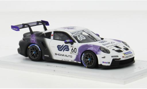 Coche miniatura Porsche 992 GT3 1/43 Spark 911  Cup No.60 Carrera Cup Japan 2022 1:43 Porsche 992 GT3 1/43 Spark 911  Cup No.60 Carrera Cup Japan 2022 1:43 coche miniatura