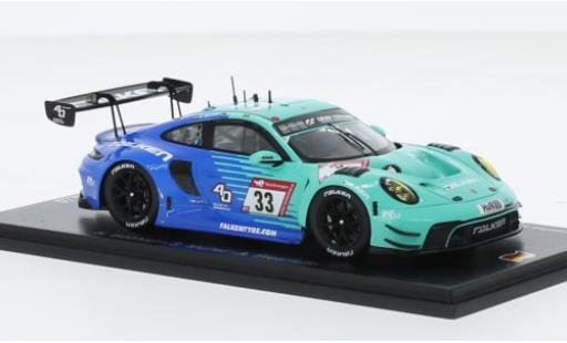 Coche miniatura Porsche 992 GT3 R 1/43 Spark 911  No.33 Falken Motorsports Falken 24h Nürburgring 2023 1:43 Porsche 992 GT3 R 1/43 Spark 911  No.33 Falken Motorsports Falken 24h Nürburgring 2023 1:43 coche miniatura